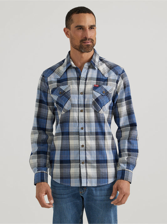 Men's Cowboy Wash Plaid Shirt