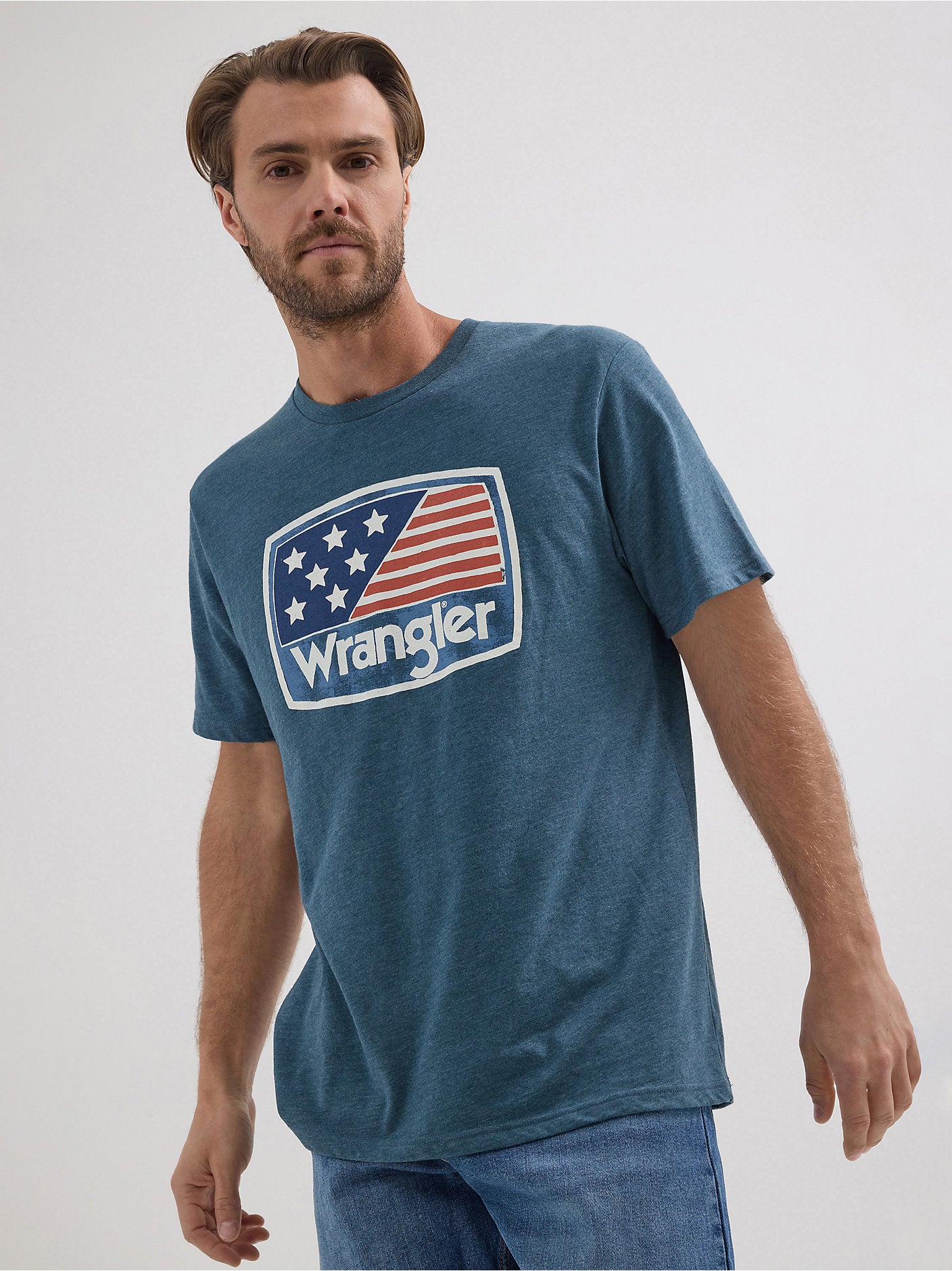 Men's American Flag Logo T-Shirt