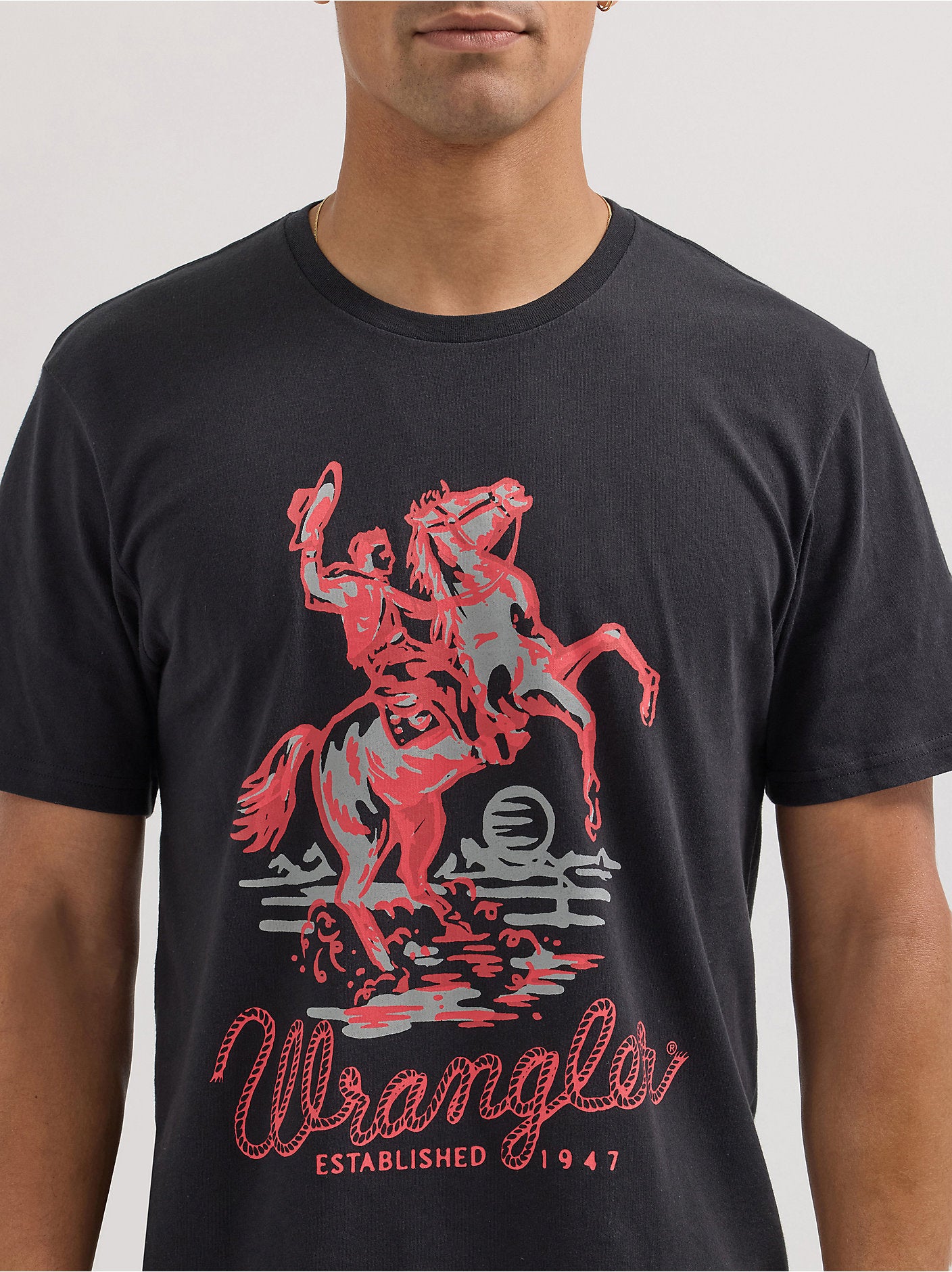 Men's Bucking Horse Graphic T-Shirt