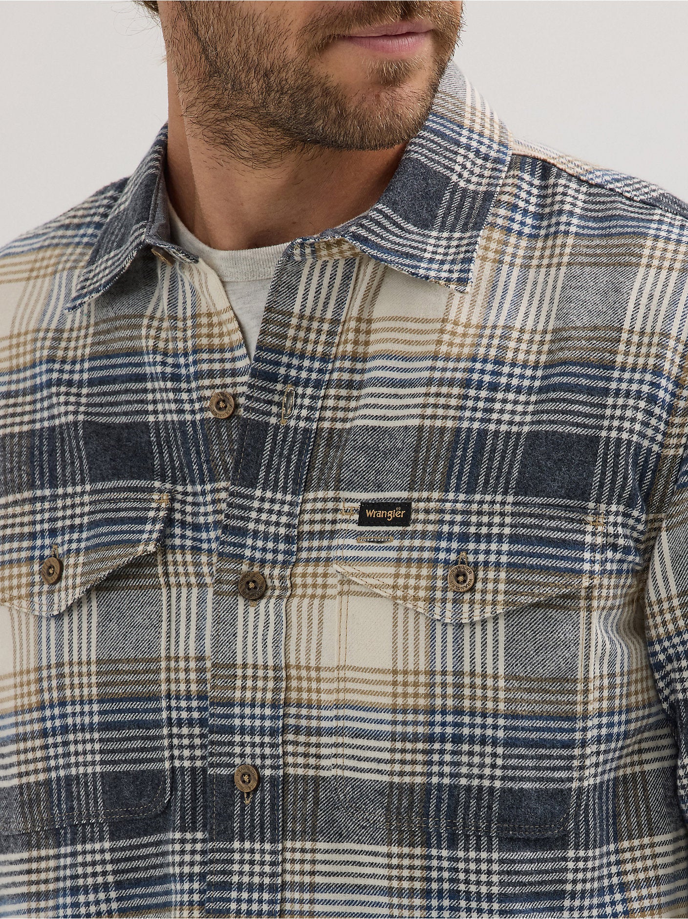 Men's Brushed Flannel Plaid Shirt