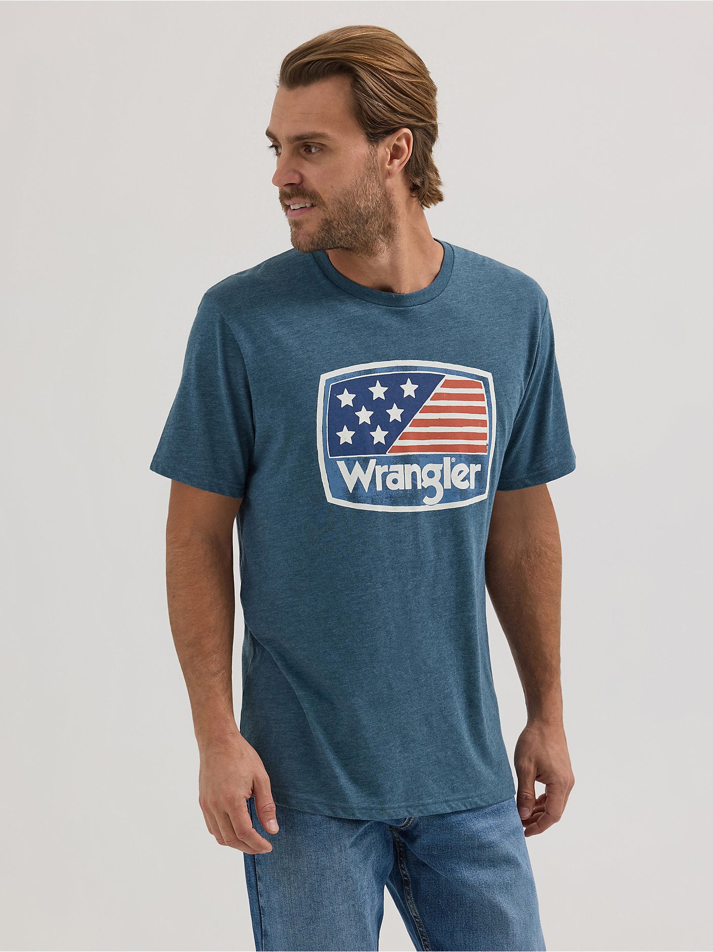 Men's American Flag Logo T-Shirt