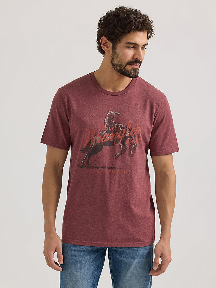 Men's Bucking Horse Graphic T-Shirt