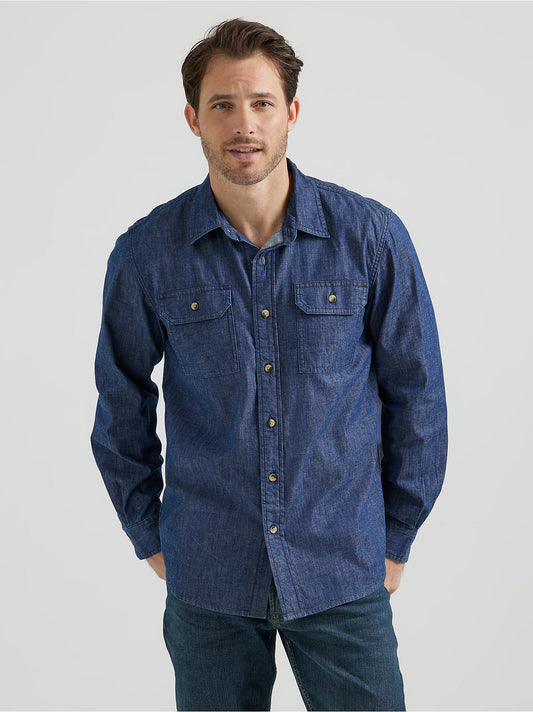 Men’s Long Sleeve Twill/Denim Shirt