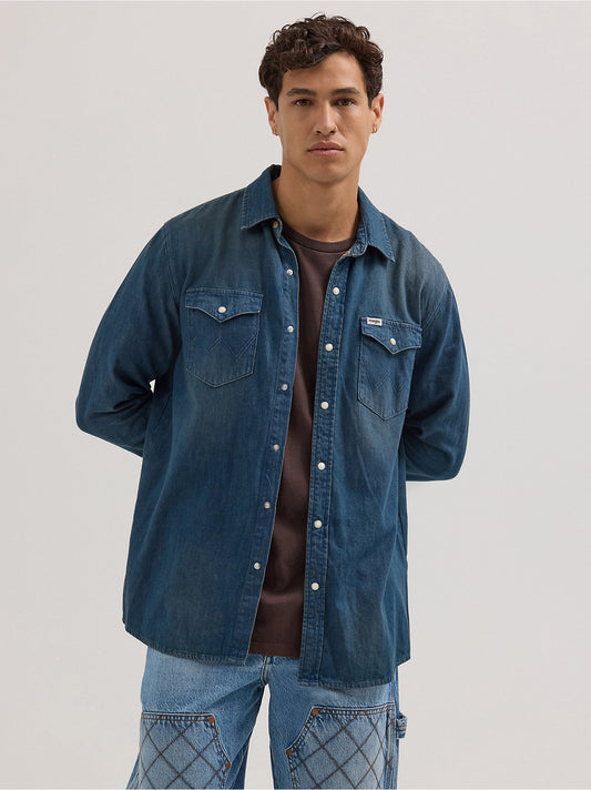 Men's Western Denim Shirt