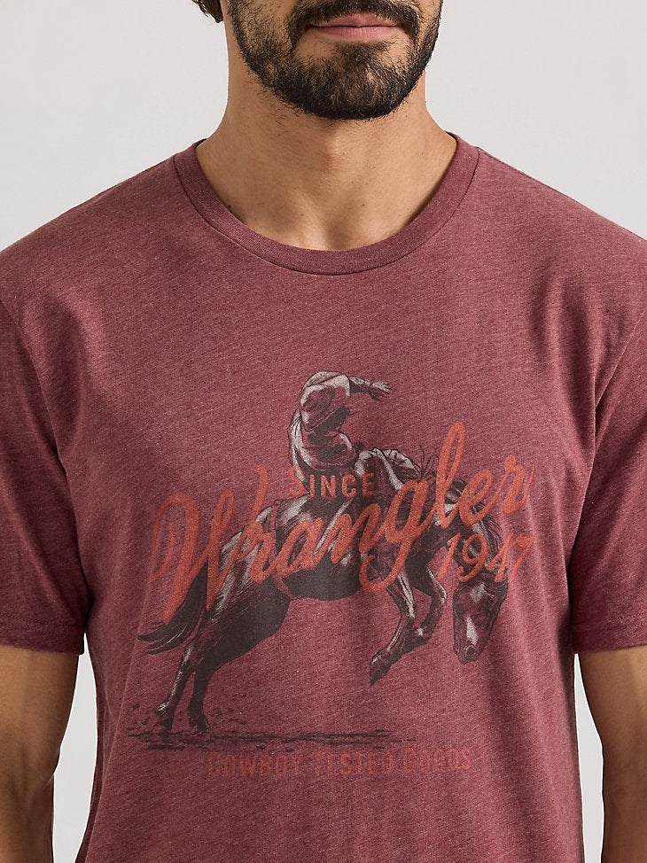 Men's Bucking Horse Graphic T-Shirt